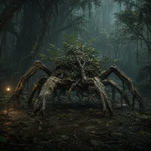 Crawling Canopy — The Mound: Omen of Cthulhu bestiary
