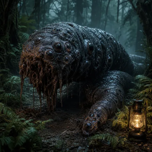 Shoggoth Worm — The Mound: Omen of Cthulhu bestiary